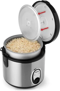 Aroma Professional 8-Cup Cool Touch Rice Cooker and Food Steamer ARC-914SB