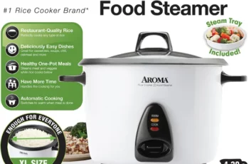 Aroma 20-Cup Pot-Style Rice Cooker & Food Steamer ARC-360-NGP Review