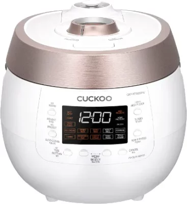 Cuckoo 6-Cup Twin Pressure Plate Rice Cooker & Warmer CRP-RT0609FW