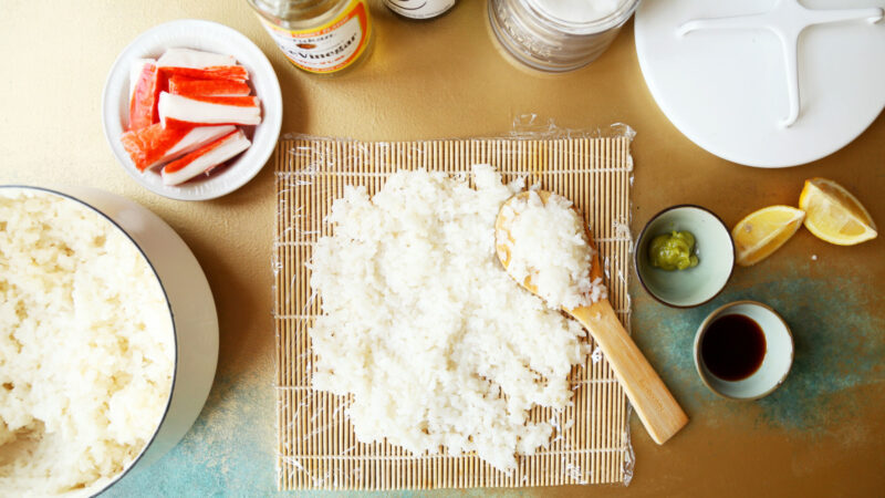 How to make perfect sushi rice ingredients and step-by-step instructions